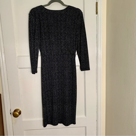 Charter Club 3/4 Sleeve Faux Wrap Dress Size M - Picture 5 of 6
